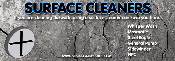 PRESSURE WASH SURFACE CLEANERS